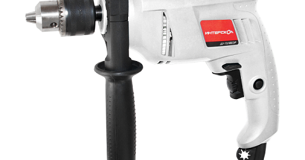 Дрель ударная ИНТЕРСКОЛ ДУ-13/580ЭР, 580Вт