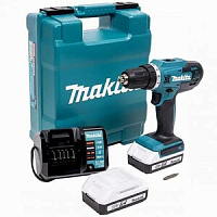 Аккумуляторная ударная дрель-шуруповерт Makita HP488DWE