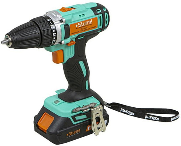 Дрель-шуруповерт Sturm! CD3618 1BatterySystem 18V